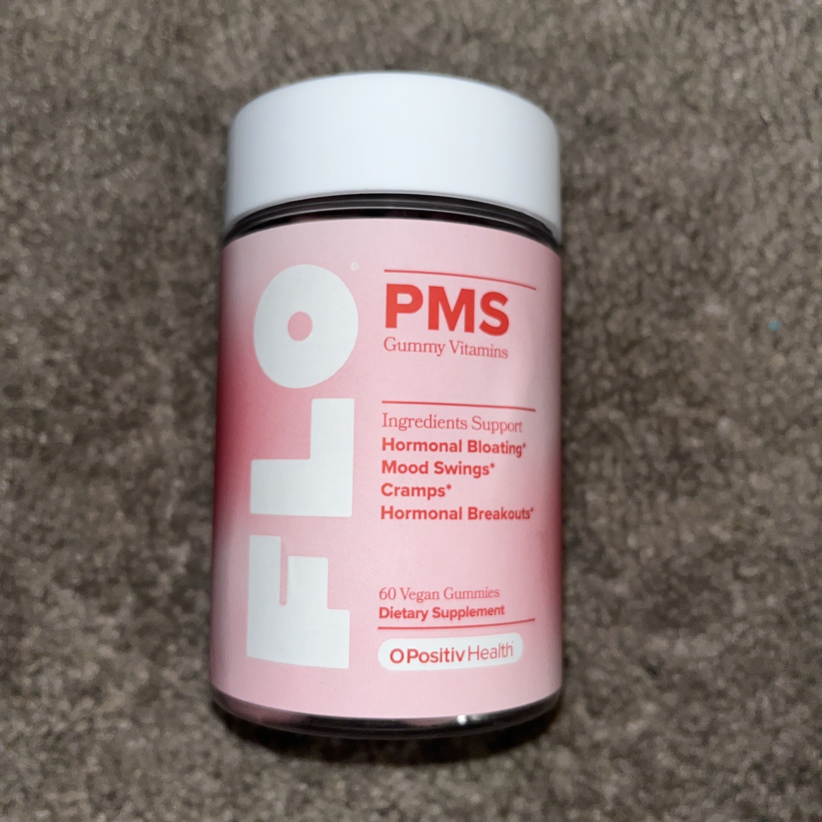 Flo PMS Relief Gummy Vitamins - 60 Gummies for Hormone Balance  