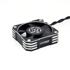 Rocket RC Black 35mm 21000RPM Metal Cooling Fan for 1/8 1/10 1/12 Arrma Traxxas