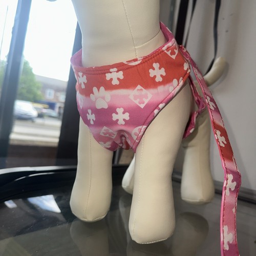 Arnés de ropa para perros LV y plomo masticable de diseñador Vuitton - S,M, L,XL - Imagen 9 de 9