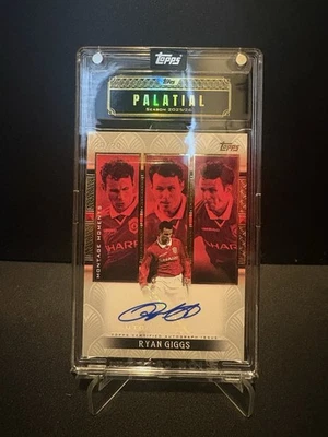 2025/26 Topps Palatial Manchester United Ryan Giggs Montage Moments /20 Auto - Image 1 of 4