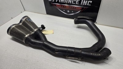 2011 2012 2013 2014 DUCATI DIAVEL TERMIGNONI BLACK EXHAUST PIPES MUFFLER OEM