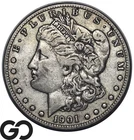 1901-S Morgan Silver Dollar Choice XF+, Better Date San Francisco Mint