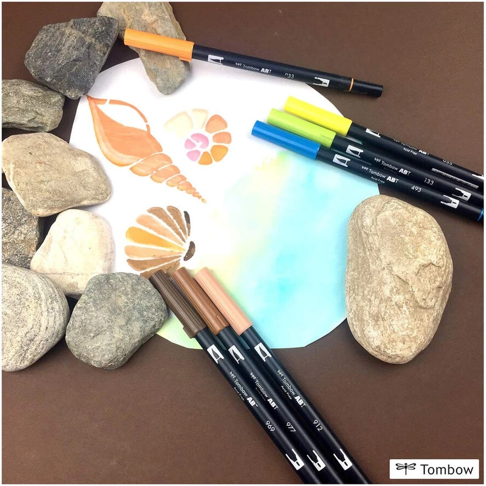 Marcador gráfico a base de agua, bolígrafo de doble pincel ABT 665 (AB-T665) Foto 2 de 4