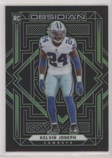 2021 Panini Obsidian Rookies Electric Etch Green 49/50 Kelvin Joseph #181 6o3