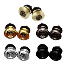 2Pcs Guitar Strap Button Locks Guitar Strap Retainer Pegs Guitar Strap Lock Sets