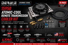 Derale 15950 Atomic-cool Remote Transmission Cooler Kit 15 Pass -8an