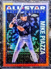 MIKE PIAZZA- 2025 Topps Series 2- 1990 All-Stars Chrome Mojo Refractor #90ASC-28