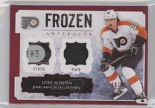 2013-14 Upper Deck Artifacts Frozen Ruby Stick/Tape 10/12 Luke Schenn #FA-LS 4ry