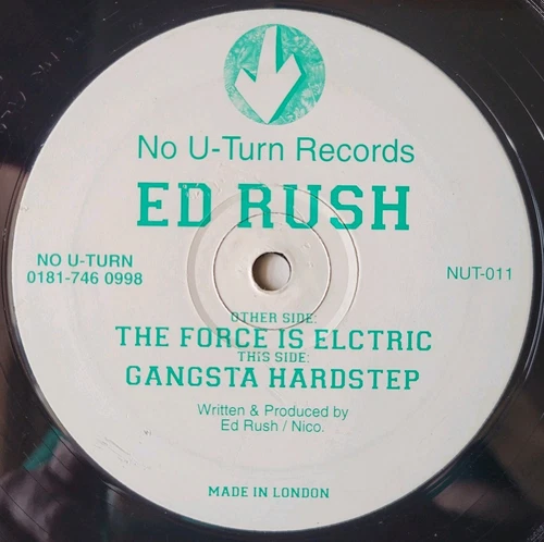 Ed Rush - Gangsta Hardstep / The Force Is Electric (1995) 12" Vinyl Drum'n'Base