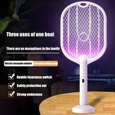 Electric Fly Zapper Swatter Insect Wasp Bug Mosquito Pest Killer Bat Racket