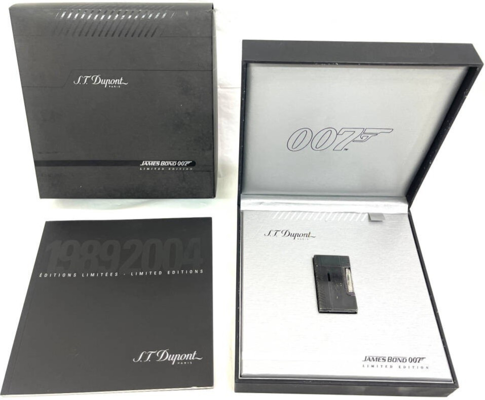 Black Silver 007 James Bond With Box