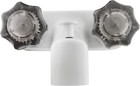 American Motorhome RV 5th Wheel White Tub & Shower Diverter Tap W Smoke Handle