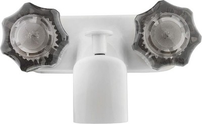 American Motorhome RV 5th Wheel White Tub & Shower Diverter Tap W Smoke Handle