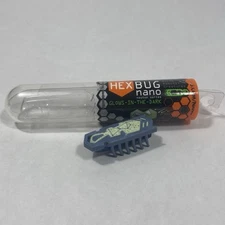 Hexbug Nano Glow In The Dark Single Toy Blue w/ Tube Working Toy Micropet