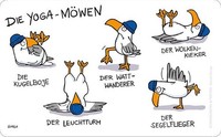 "Rannenberg & Friends Schneide- / FrüHstüCksbrettchen \"Yoga-MöWen\" Gernot Gunga"