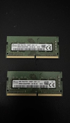 SK Hynix 16GB (2x8GB) DDR4-2400 PC4-2400T 1Rx8 SODIMM HMA81GS6AFR8N-UH
