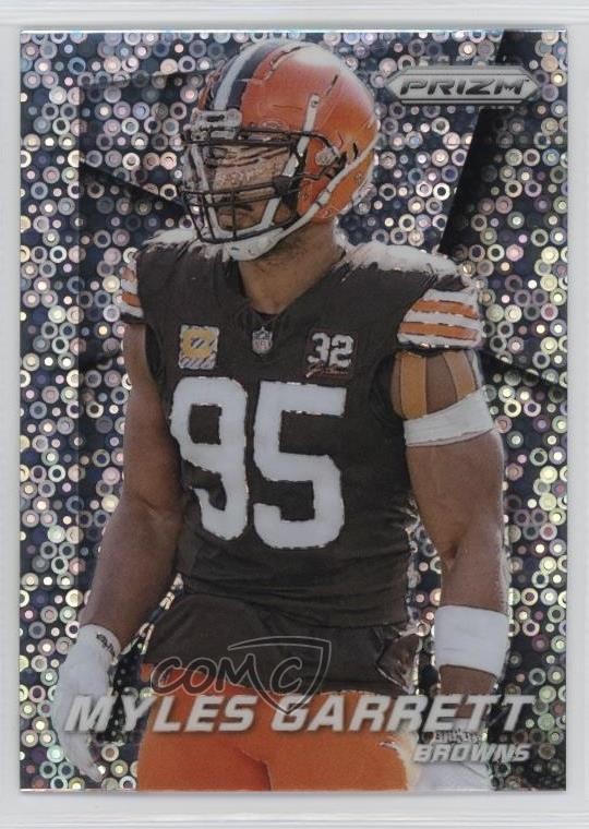 2024 Panini Prizm Prizm Flashback No Huddle Prizm Myles Garrett #8 0i1l