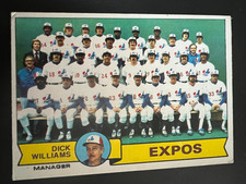 1979 Topps - Team Checklist Dick Williams #606 UNMARKED