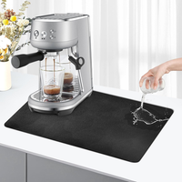 Kaffeemaschine Abtropfmatte 30X60Cm,Abtropfmatte Geschirr ,Saugstarke Trockenmat