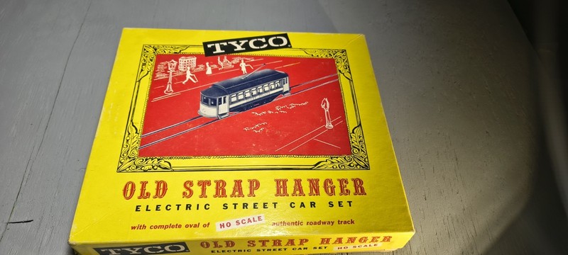 Rare Vintage 1960s Tyco HO Scale Electric Streetcar Trolley Set w/ Box&Paperwork
