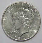 PEACE DOLLAR $1 90% JUNK SILVER 1934 P U.S. MINT COIN PHILADELPHIA 🌈⭐🌈