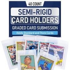 Semi Rigid Card Holders for PSA BGS SGC CSG – Slab Submission Protectors Sleeves