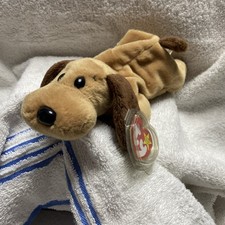Rare Ty Beanie Babies Bones The Dog 1993 PVC pellets 