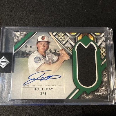 2025 Topps Transcendent Collection Jackson Holliday Orioles GU Patch AUTO /5