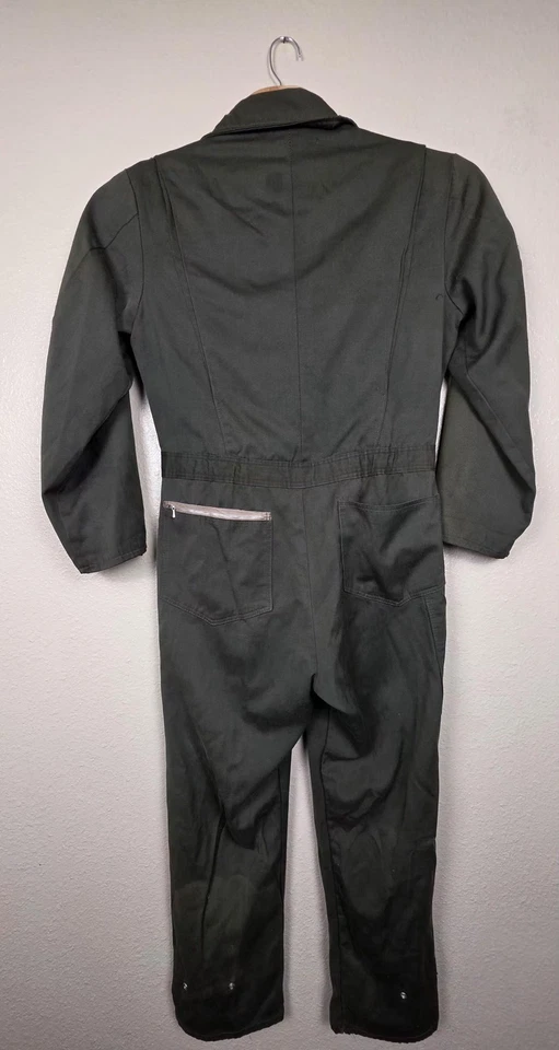 Vintage Walls Blizzard Pruf Coveralls Youth Medium Green Insulated USA 80s - Image 2 of 4