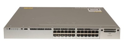 Cisco WS-C3850-24T-L, 24 x 10/100/1000 , uchwyty 2x PSU