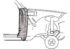 Porte avant et accessoires Opel KADETT