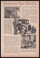 1929 Martin Dart Pictorial Cycle Engine Runs Baby Car Prototype Microcar