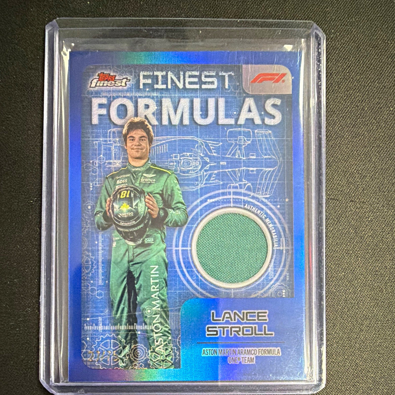 Topps 2024 Finest Formula 1 Finest Formulas Lance Stroll Relic FF-STR