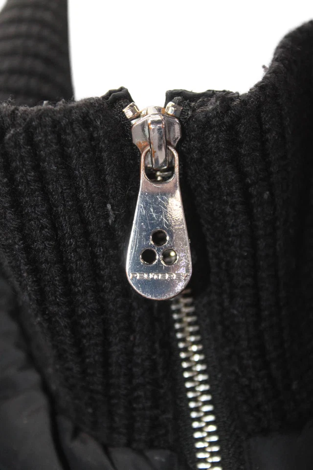 Abrigo acolchado Peuterey para mujer manga larga cuello cremallera completa negro talla 14 Foto 4 de 4