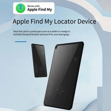 Smart Wallet Tracker Card Find My Locator Wireless Rechargeable GPS Tag