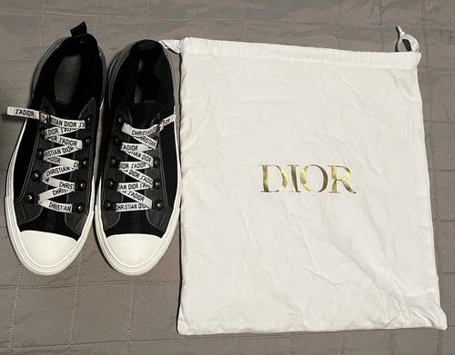 Baskets montantes Christian Dior walk n Dior noir et blanc pointure 38,5