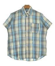 A.P.C. Casual Shirts Light bluexWhitexGrayetc.(Check Pattern) 2200574178282