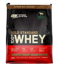 Whey Protein Optimum Nutrition Gold Standard 5.7lb –Extreme Milk Chocolate