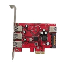 StarTech4 Port SuperSpeed USB 3.0 Original TUSB7340 3 Ports + 1 Expansion Card