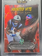 2024 Wild Card Haunted Hits Jonathon Brooks RC /2 Monster Hunt Red Cracked Ice🔥