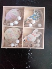 Easter Tabletop Signs Gnomes and Easter Egg Design Fun for Decoration Home Decor