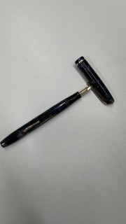 Conway Stewart No 12 Vintage Blue Fountain Pen 14ct Gold Nib