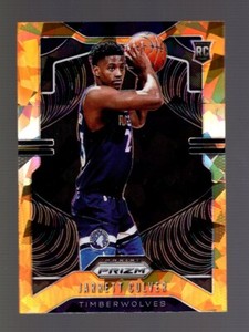 2019-20 PRIZM ORANGE CRACKED ICE #252 JARRETT CULVER RC ATLANTA HAWKS