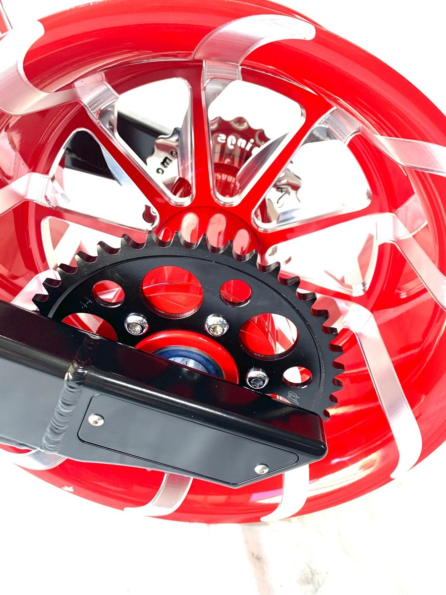 HAYABUSA 300 OSD FAT TIRE KIT RED CONTRAST TORNADO WHEEL 13