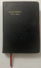 Vintage 1952 Holy Bible w/ Helps RSV Old/New, Faux Leather, Thomas Nelson & Sons