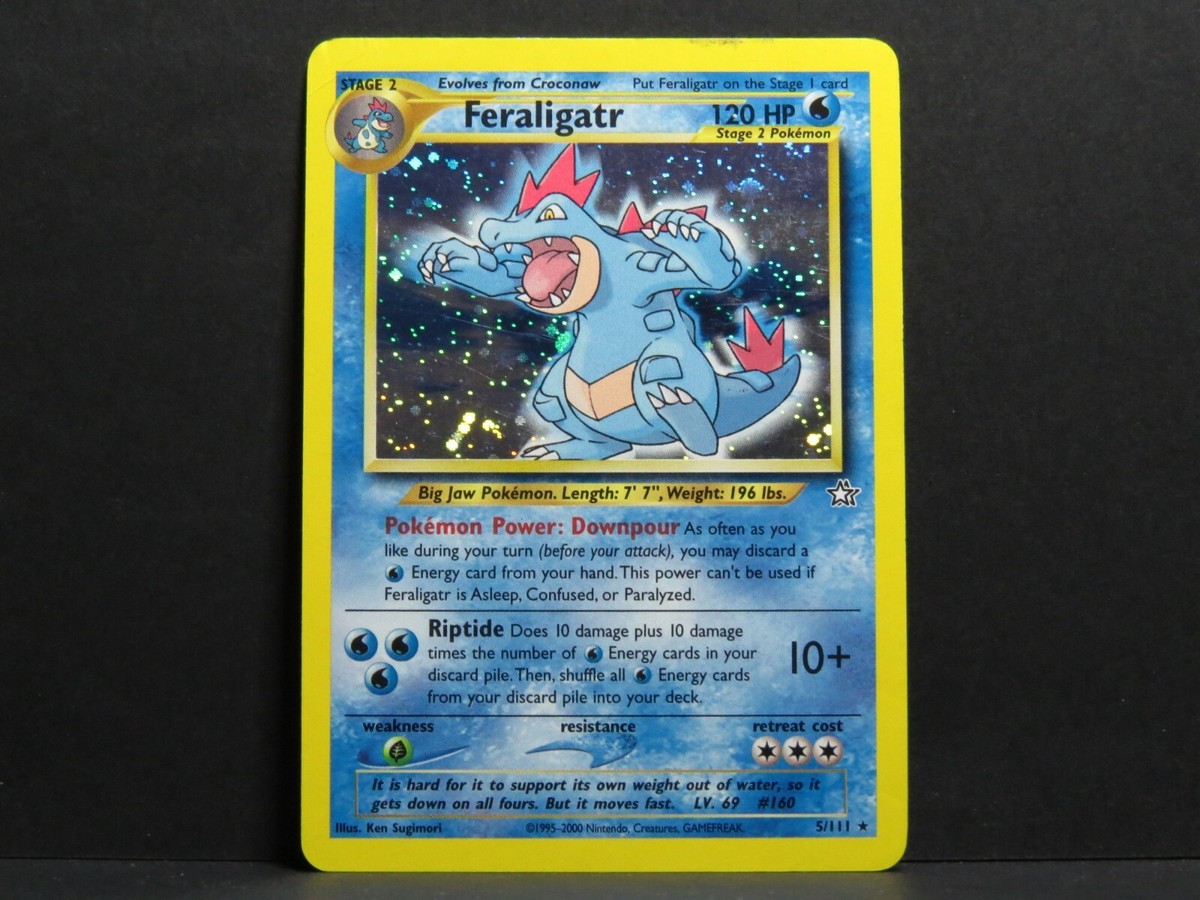 Feraligatr 5/111 - Neo Genesis Pokemon Card (Light Played) | eBay Feraligatr 5/111 - Neo Genesis Pokemon Card (Light Played) | eBay