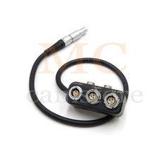FGG 0B 2 Pin Power Splitter Box Male to 1 x 0B 2-pin 2 x Fischer RS 3 Pin Female