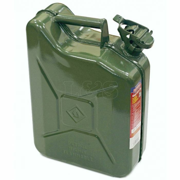Green Jerry Can - Metal 10 Litre - Faithfull