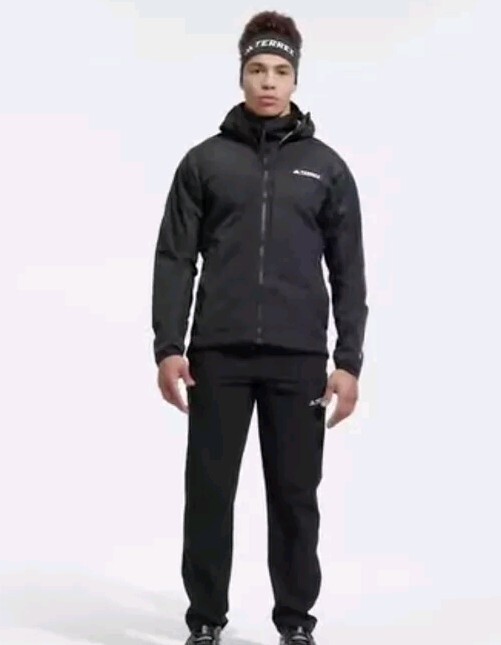 NWT Men's Adidas TERREX Xperior Hybrid Rain Jacket HN2912 Size 2XL