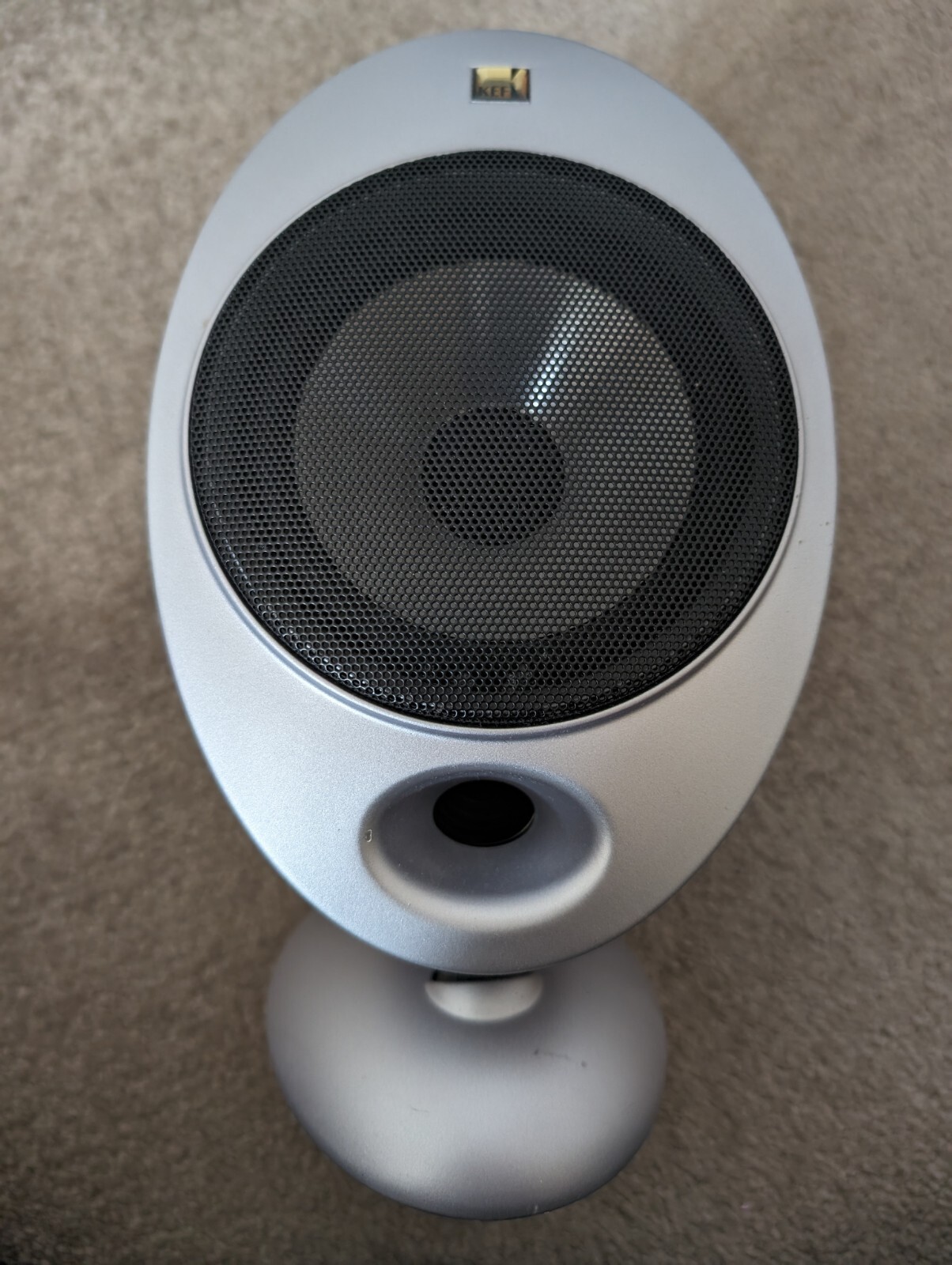 5 x KEF HTS2001 Satellite Speakers SP3327 Silver with Stands/Wall Mounts eBay